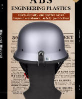 Casco De Motocicleta AD Nuevo Retro Mitad Casco Cuatro Estaciones Soldado General Alemán Casco Con Boya Material ABS Unisex - details 5