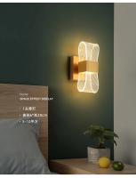 Lámpara De Pared De Acrílico Y Aluminio Con Luz Cálida Estilo Nórdico Moderno Decoración Sencilla Para Sala De Estar Comedor Dormitorio - details 5