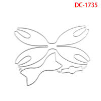 Molde De Corte De Metal Con Lazo Decorativo Para Scrapbooking Y Manualidades Tamaño Irregular Compatible Con Papel Y Cartón - details 23