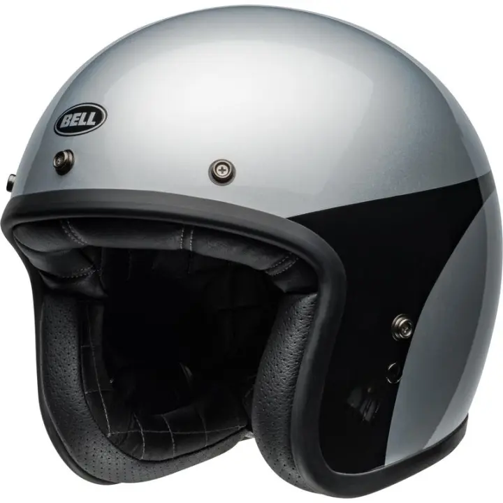 Casco BELL Custom 500 - Chassis Gloss Silver BLACK TALLA XL - 1