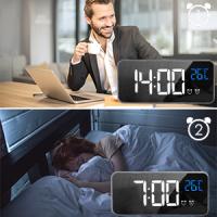 Timits Reloj Despertador Digital LED de Temperatura 2026 - Alarma Doble y Brillo Regulable - details 6