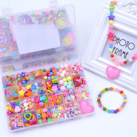 Juguetes De Perlas DIY Para Niñas Con Conjunto De Accesorios 24 Cajas Hacer Joyería Y Pulseras Creativo Regalo Para Niños - details 11