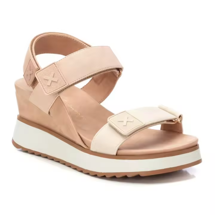 Xti Sandalias De Cuña 14384802 Beige - 1