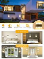 Lámpara De Pared LED Impermeable IP65 Para Exterior 2W 4W 6W 8W 12W Luz De Jardín Aluminio Para Dormitorio Sala De Estar Escaleras Iluminación - details 14