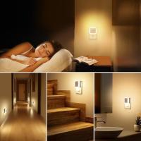 Luces Nocturnas LED Para El Hogar Sensor De Atardecer Y Amanecer Para Habitación De Adultos Y Niños Sala De Estar Baño Pasillo Luz De Noche Con Enchufe En La Pared - details 4