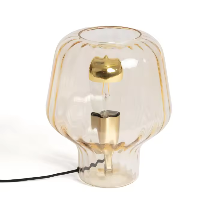 Ledkia Lámpara de Mesa Cristal Vittoria Transparente - 1