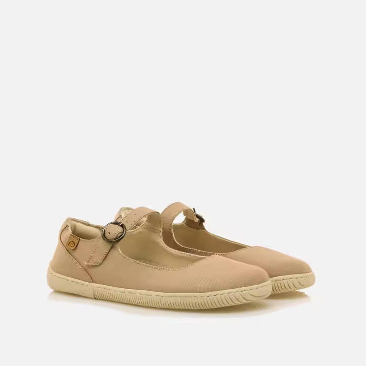 Bailarinas de lona respetuosas Canver beige de Mustang Free - 1