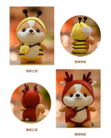 Muñeco De Peluche De 25cm Squirrel Shiba Inu Perro Corgi Cojín Suave Para Niños Regalo De Navidad Kawaii Valentin - details 1
