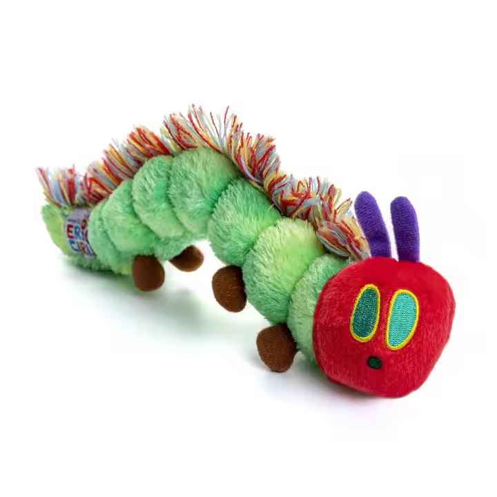 Puf infantil de la Oruga muy hambrienta de Kids' Choice World, 40 cm - 1