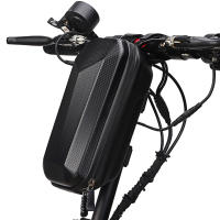 Bolsa De Almacenamiento Para Scooter Eléctrico 2/3/4L Impermeable Accesorio Para Manillar De Bicicleta Y Motocicleta Bolsa Portátil De Resina Duradera - details 0