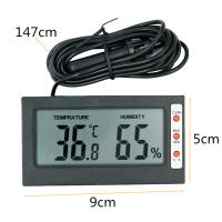 Medidor De Temperatura Y Humedad Digital Con Pantalla LCD Máximo Mínimo Tester De Ambiente Estación De Trabajo Interior Sensor De Temperatura - details 0