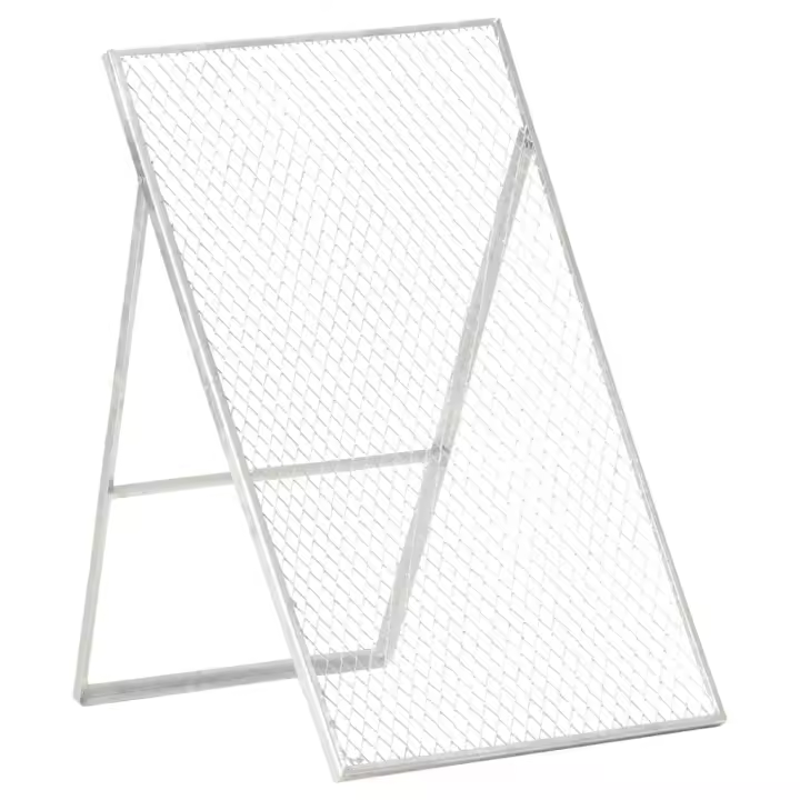 vidaXL Tamiz de jardín acero galvanizado - 1