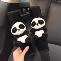 Almohadilla Protectora De Cinturón De Seguridad Para Coche En Forma De Panda Cartoon Accesorio De Asiento Automóvil - details 2