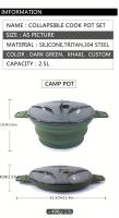 Olla de Camping Plegable BOPORO - Utensilios de Cocina para Acampar - Portátil y Ligera - details 1