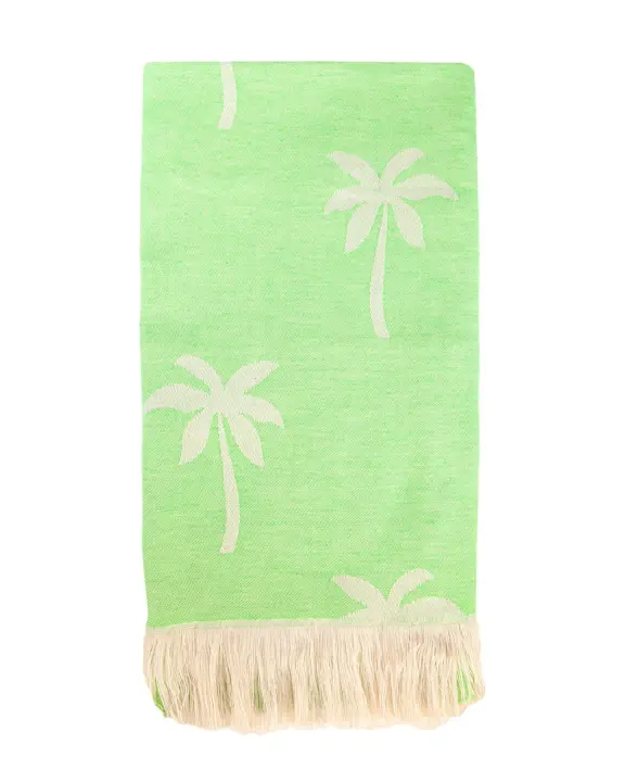 SUN & SURF Fouta de Playa Individual JACQUARD 100% Algodón 90x170 cm - Toalla Ligera y Versátil Tipo Pareo Ultra Suave Colores Suaves - 1