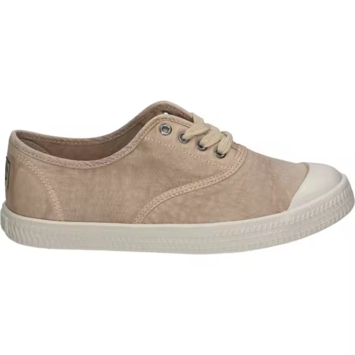CORONEL TAPIOCCA | Lonas Coronel Tapioca para Mujer – Zapatillas de Lona en Color Beige – Lonetas con Cordones – Ligeras y Cómodas – Estilo Casual – Combinables – Versátiles – Modelo T286-7 - 1