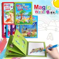 Nuevos Libros De Dibujo Con Agua Para Niños Juguetes De Pintura Para Niños Y Niñas Regalo De Cumpleaños O Navidad Incluye Libros De Dibujo Y Colores - details 3