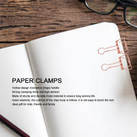 Clips De Papel Metálicos Sólidos Y Duraderos Con Buena Elasticidad Pack De 5 Clips Pequeños Para Escritorio Oficina - details 2