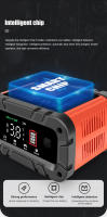 Cargador De Batería Automático Completo 10A/6A/5A 12V/24V Para Coche Y Motocicleta Nivel 7 Carga Pulso Reparación Para AGM GEL WET - details 12