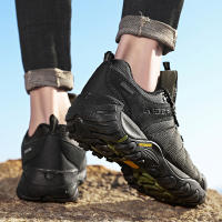 Zapatos De Senderismo Para Hombre HIKEUP No Esmerilados Transpirables Resistentes Al Desgaste Impermeables Para Escalada Y Turismo En Montañas - details 15