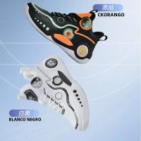 Zapatos De Baloncesto Para Hombres Zapatillas Ligeros De Entrenamiento Unisex Antideslizantes Con Suela De Goma Almohadillado Superior De PU Talla Verdadera Para Correr - details 2