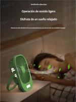 Ventilador de escritorio pequeño de pared para cocina y dormitorio, de tres velocidades, de alta velocidad y larga duración. - details 7