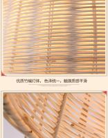 Lámpara Colgante De Bambú Pendentivo Luz De Techo Rattan Wicker Tejido a Mano Enredado Para Hogar Comedor Estilo Sudeste Asiático - details 32