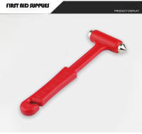 Martillo De Seguridad Para Emergencias En Coche Rompe Ventanas Y Cinturones De Seguridad Herramienta De Escape De Emergencia De Aleación De Hierro Y Plástico Rojo - details 8