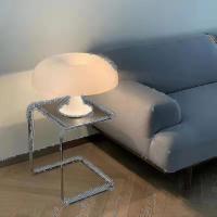 Lámpara de Mesa Led with form De Seta de diseño Italiano para iluminación decorativa de decoración de Sala de estar, Dormitory, Hotel (Naranja) [HK] - details 2