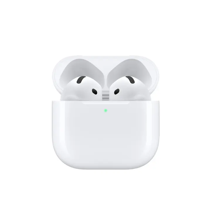 Apple AirPods 4 Auriculares inalámbricos, con / sin Cancelación Activa de Ruido, Bluetooth 5.3, Audio espacial personalizado, Chip H2, Hasta 30 horas de reproducción usando el estuche, Resistencia al polvo, el agua y el sudor - 1