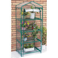 Cubierta De Invernadero Verde 100% Impermeable Para Mini Jardín Plantas Calentamiento Anti-UV Viento Sin Marco Color Verde - details 15
