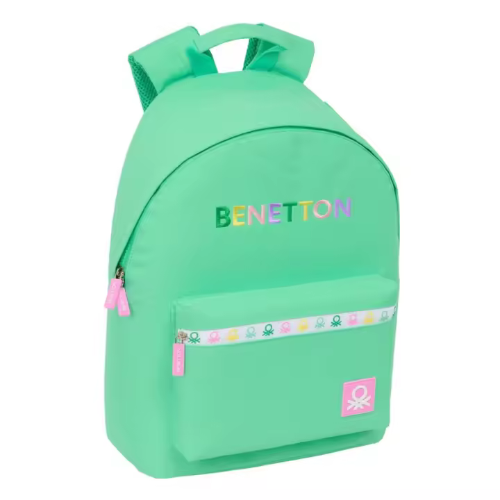 Mochila Para Portatil 14,1" Benetton "Mint" 31X41X16Cm (Safta 642516819) - 1