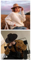 Gorro De Paja Panamá Clásico Para Hombres Y Mujeres Estilo Cowgirl Western Gorro De Paja De Moda Para Jazz Y Escena Del Escenario - details 6
