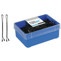 Caja 300 Clips Bola Negro/Bronce 50mm Eurostil - details 0