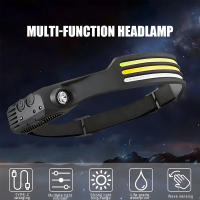 Luz De Trabajo Portátil Para Cabeza Multifuncional Recargable Para Pesca Al Aire Libre Luz De Fosa Fuerte Luz De Correr - details 2