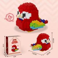 Mini Bloques De Construcción 3D Serie Pájaro Bonito Modelo De Perro Pollo En Ladrillos Juguete Decorativo Para Mesa Regalos Para Niños - details 10