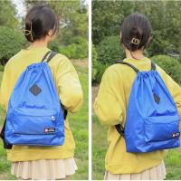 Mochila Estudiante Impermeable Para Mujer Con Gran Capacidad Estilo INS De Viaje Cierre De Cordón Mochila Escolar Casual Unisex - details 6