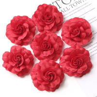 10Pcs Rosas Artificiales De 5cm Para Decoración De Navidad Y Bodas Accesorio De Regalo Para Artesanías Y Wreaths - details 12