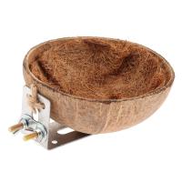 Casa De Nesting Para Pájaros De Cocodrilo Herramienta De Juguete De Ceniza De Coco Para Periquito Canario Pigeon Hamster Rat Gerbil Mice - details 3