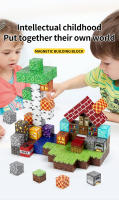 Juego De Construcción Magnético De Bloques Para Niños Y Niñas Set De Mundos Magnéticos Juguetes STEM De Pilastras Cúbicas Sensación Regalo Para Niños Y Niñas - details 0