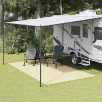vidaXL Alfombrilla de camping 4,5x2,5 m Color Azul,  Crema,  Antracita y mas - details 1