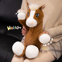Muñeco De Peluche Caballo Grande Ojos Lindos 22cm Juguete De Algodón Suave De Alta Calidad Regalo Clásico Para Niños Y Niñas De Edad Infantil - details 4