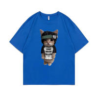 Camiseta Hombre Algodón 100% Chief Keef Kitty Lead Never Follow Estampado Camiseta Gráfica Casual Manga Corta Estilo Hip Hop - details 10