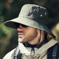 Gorro De Pescador De Verano Con Gran Alas Protección UV Impermeable Para Hombre Sombrero De Sol Para Senderismo Pesca Escalada Safari - details 17