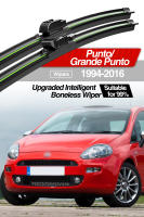 LimpiaParabrisas Antigolpes Para Fiat Punto Grande Punto 1994-2016 Plegables De Bony Natural De Goma Adecuado Para Ventanas Delanteras Paquete De 2 Piezas - details 0