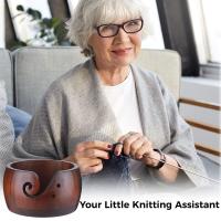 Bolsa De Almacenamiento Para Tejido En Madera Y Lana Organizador De Herramientas De Tejer Y Tejer Bolsa De Almacenamiento Para Yarn - details 16