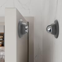 Nuevos Tapones De Puerta De Silicona 2024 Con Acero Inoxidable Magnético No Necesita Perforación Soporte De Puerta Pared Montado Herramienta De Muebles - details 0