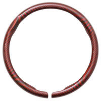 Cubierta De Volante Universal Tamaño 36-38cm Antideslizante D-Shaped Transpirable Protector De Accesorios Para Coche - details 11