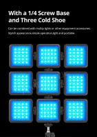 AMBITFUL Luz De Video RGB Mini LED Panel De Luz LED Recargable 1800mAh Para Fotografía Y Video En YouTube TikTok - details 11