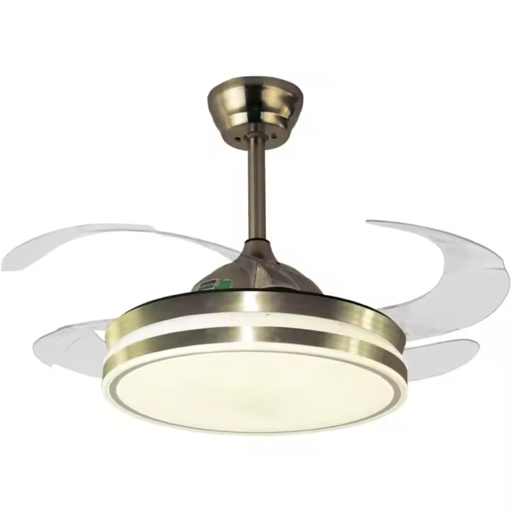 BEL AIR HOME - Ventilador de Techo Cocon Motor DC con Aspas Desplegables y Luz Led 36W - Ahorro de Energía y Modo Invierno - 1
